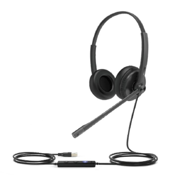 Yealink UH34 Lite Headphones Wired Headband Office / Call Center Black