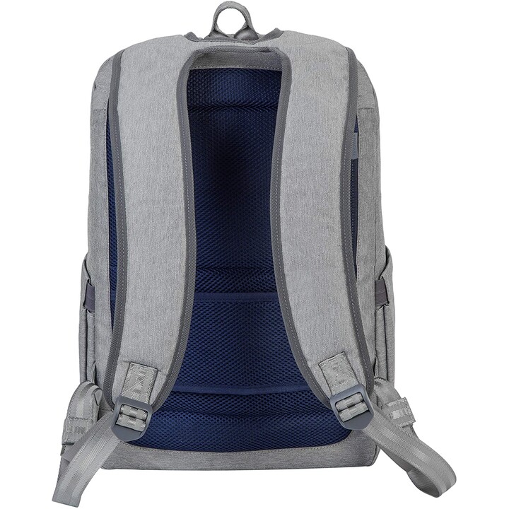 mochila cinza para laptop de 15,6