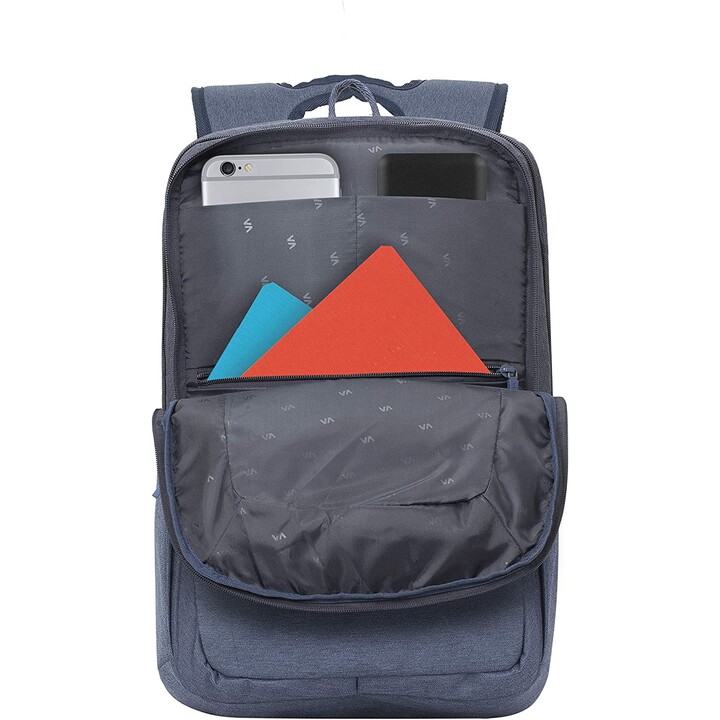 mochila para laptop azul de 15,6