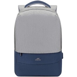 Mochila antirrobo para portátil 15.6 "gris / azul oscuro