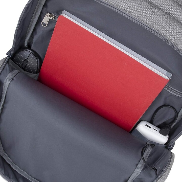 Zaino porta pc 15.6" grigio/blu scuro antifurto