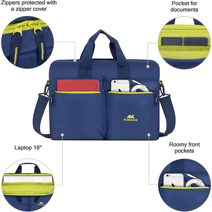 RIVACASE 5532 Lite urban bolso para portátil 16 azul