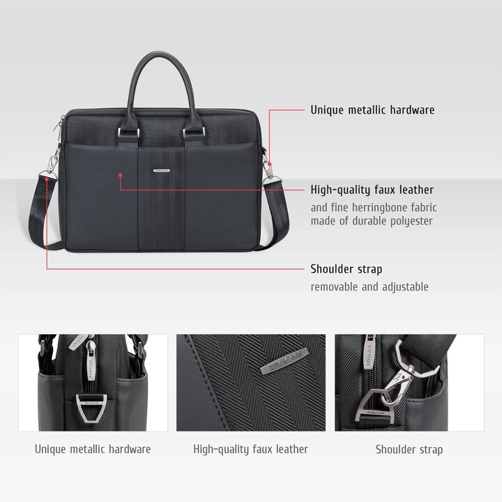 RIVACASE 8135 Business-Notebooktasche 15,6 Zoll Schwarz