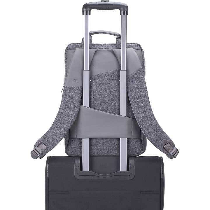 7960 Grauer MacBook Pro und Ultrabook Rucksack 15,6