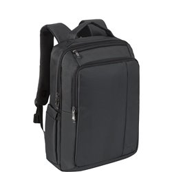 8262 Zentraler schwarzer Laptop-Rucksack 15,6"