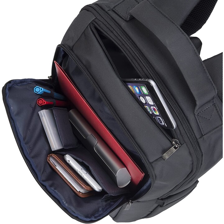 8262 Central black Laptop backpack 15.6