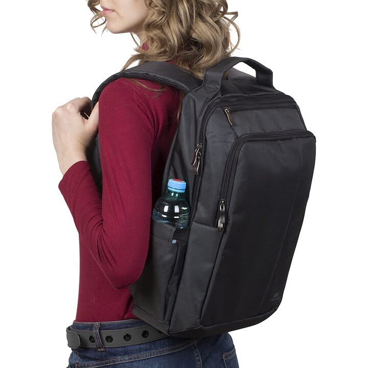 8262 Zentraler Schwarz er Laptop-Rucksack 15,6