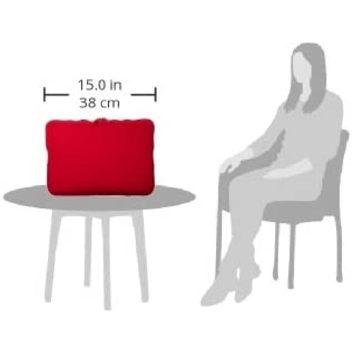 5123 Funda Antishock roja para portátil Macbook 13,3