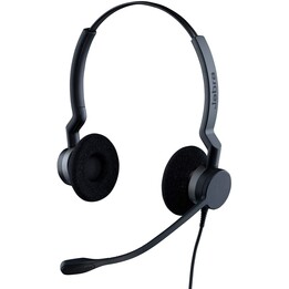 Jabra BIZ 2300 USB Duo UC Nero