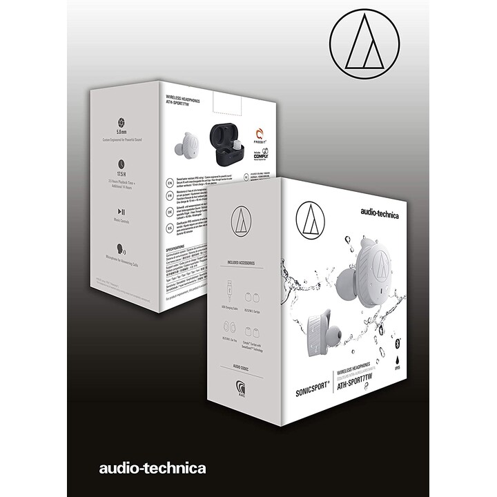 Audio-technica ATH-SPORT7TW SonicSport Black