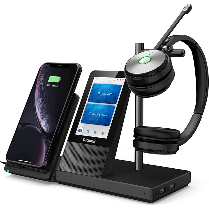 Yealink WHC60 cargador de dispositivo móvil Negro Interior