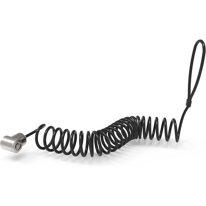 Universal spiral cable lock with key