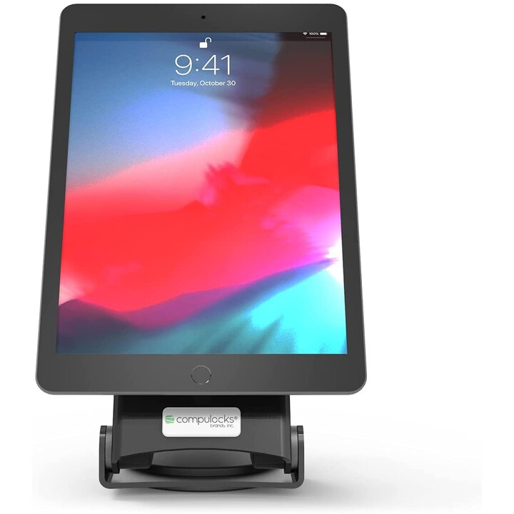 Kippbarer POS-Tablet-Halter mit Griff und Dock