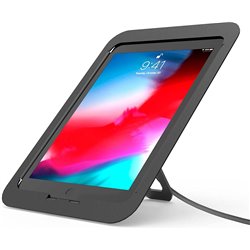 iPad Lock and Security Case Bundle 2.0 with Keyed Cable lock - black