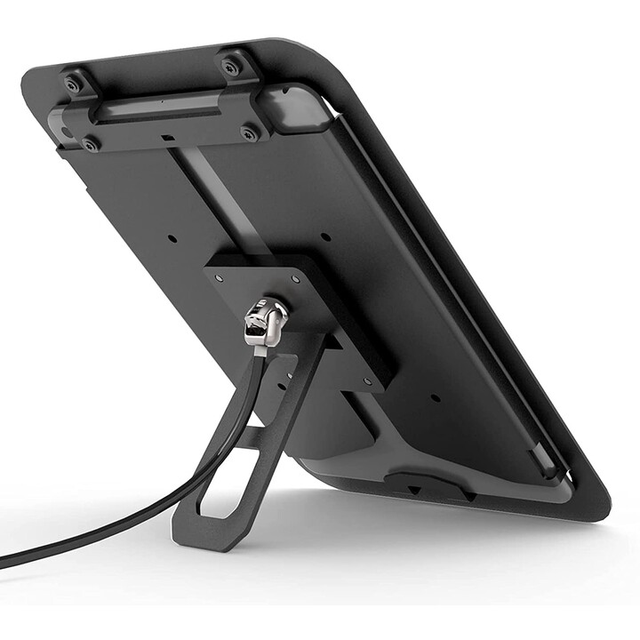 iPad Lock and Security Case Bundle 2.0 with Keyed Cable lock - black