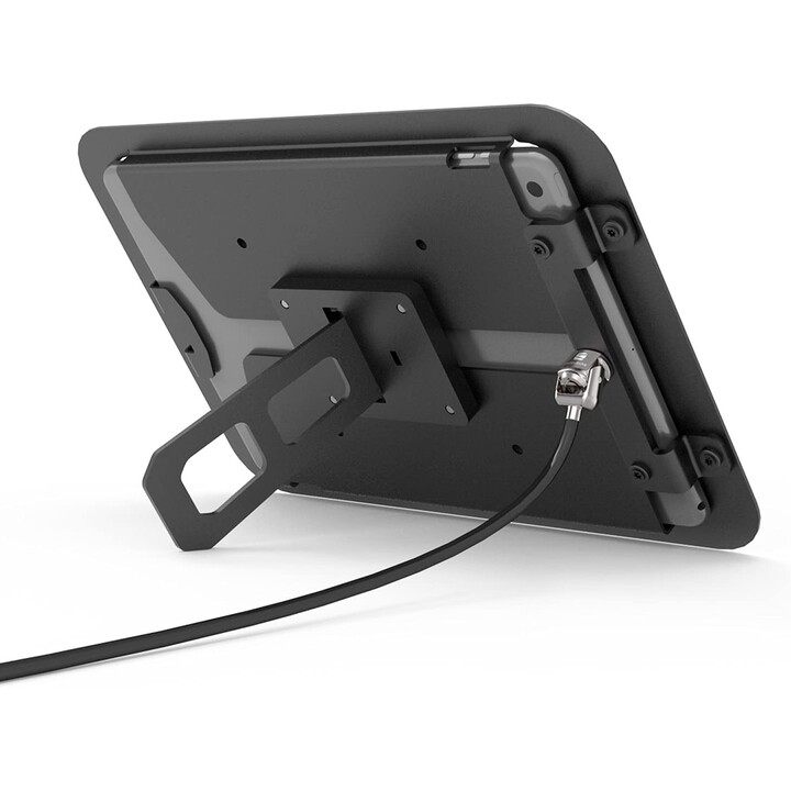 iPad Lock and Security Case Bundle 2.0 with Keyed Cable lock - black