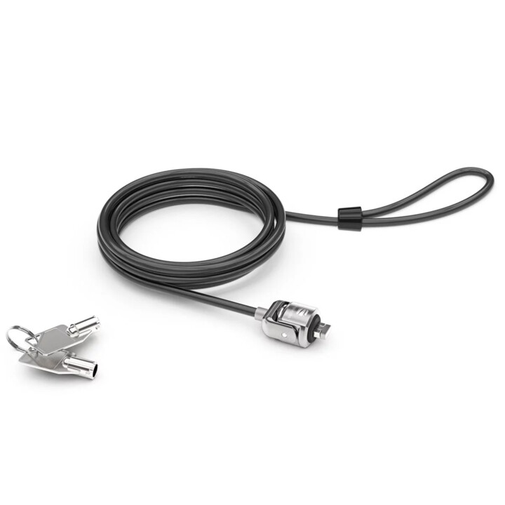 Compulocks CL15 Universelles Kabelschloss mit Schlüssel, schwarz