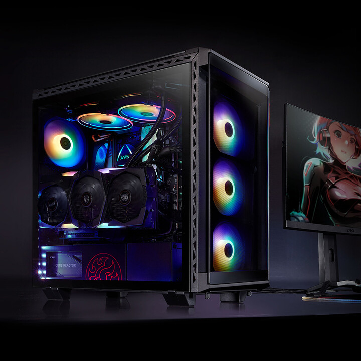 XPG BATTLECRUSIER Midi Tower Negro