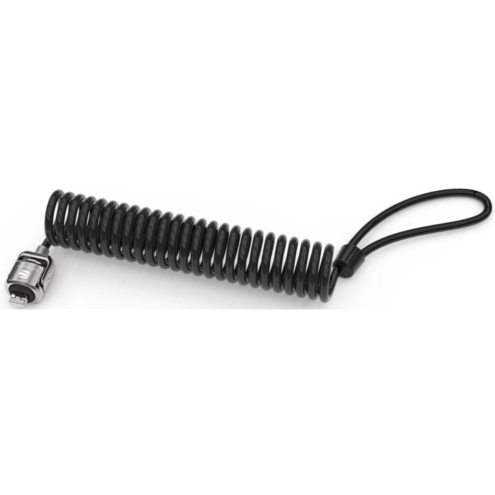 Universal spiral cable lock with key