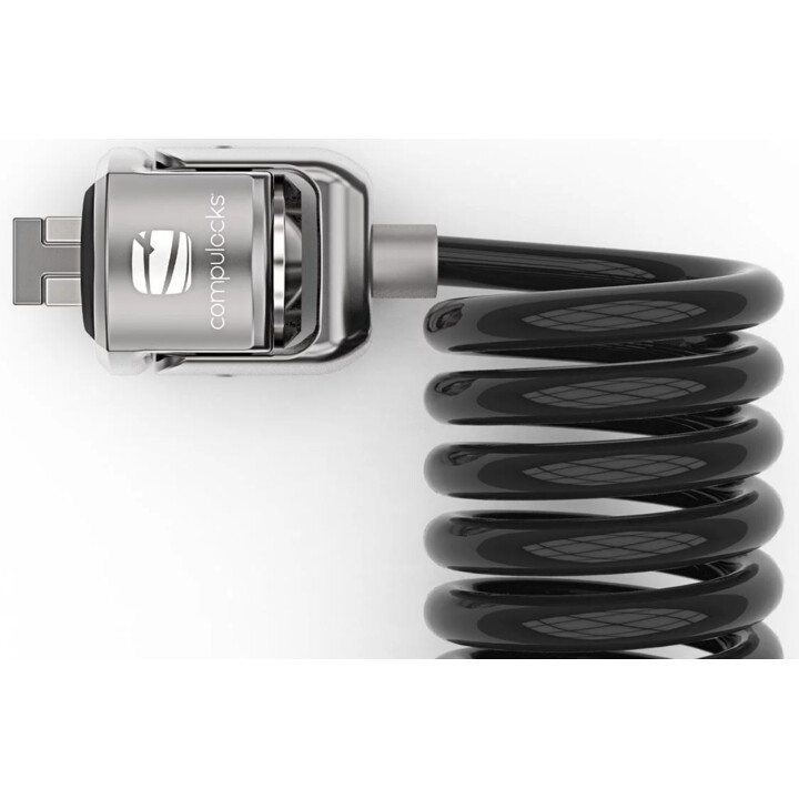 Universal spiral cable lock with key