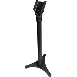 Soporte de piso de seguridad con montaje VESA de altura ajustable - Soporte de piso con pantalla de 45 grados - Negro