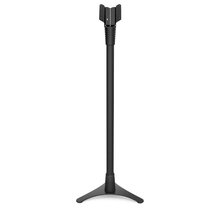 Soporte de piso de seguridad con montaje VESA de altura ajustable - Soporte de piso con pantalla de 45 grados - Negro