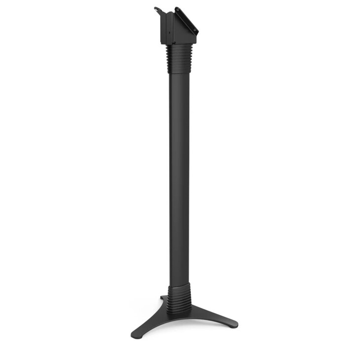 Soporte de piso de seguridad con montaje VESA de altura ajustable - Soporte de piso con pantalla de 45 grados - Negro