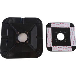 Compulocks TCDP6AB base adesiva per palo RISE nera