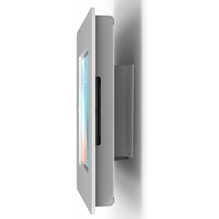 VESA Wall Mount Bracket - Fixed Cable Management Mount - White