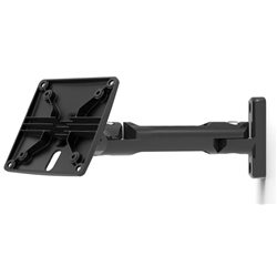 Swing Arm VESA Mount Security Arm - Rotates - Swivels - Tilts - Black