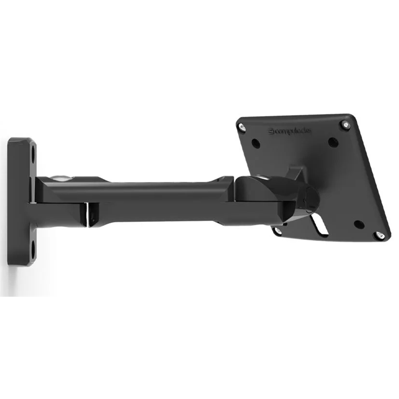 Swing Arm VESA Mount Security Arm - Rotates - Swivels - Tilts - Black