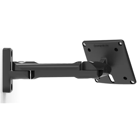 Swing Arm VESA Mount Security Arm - Rotates - Swivels - Tilts - Black