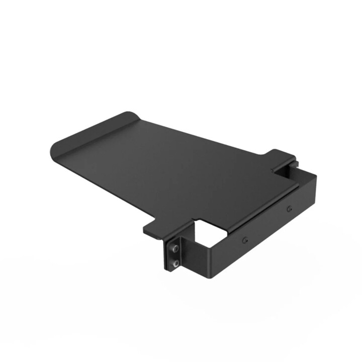 Soporte de piso de seguridad personnalisable BrandMe con montaje VESA - Soporte de piso de pantalla inclinable - Negro