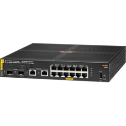 Switch gestito HPE Aruba CX 6000 12G Classe 4 PoE 2G / 2SFP 139W (12 porte + 2 porte SFP 1G 2 porte 1 GbE R8N89A)