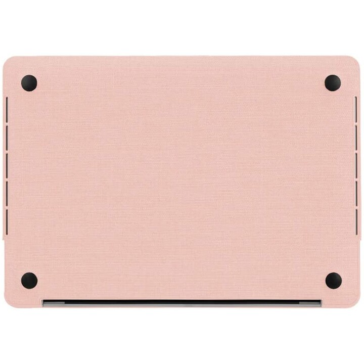 Hardshell texturizado em Woolenex para MacBook Pro de 13 polegadas - Thunderbolt 3 (USB-C) 2020 - Rosa Blush