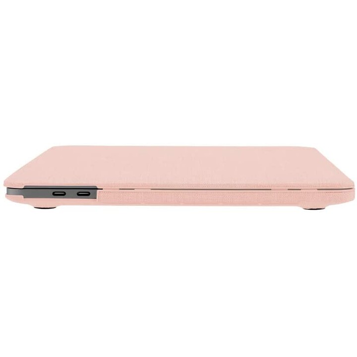 Hardshell testurizzato in Woolenex per MacBook Pro 13 pollici - Thunderbolt 3 (USB-C) 2020 - Rosa cipria