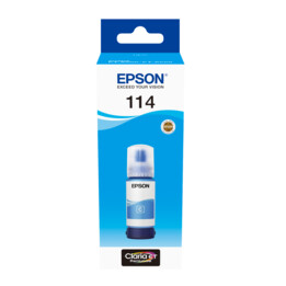 Epson originale EcoTank 114 ricarica inchiostro ciano 70ml (C13T07B240)