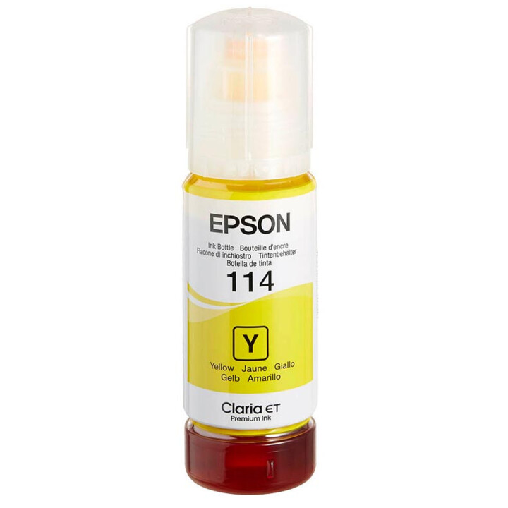 Epson originale EcoTank 114 ricarica inchiostro giallo 70ml (C13T07B440)