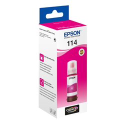 Epson original EcoTank 114 refill ink magenta 70ml (C13T07B340)