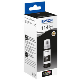 Epson original EcoTank 114 recarga de tinta negra 70ml (C13T07A140)