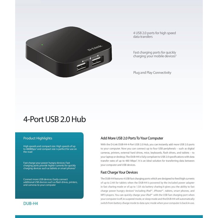 Buje D-Link DUB-H4 / E