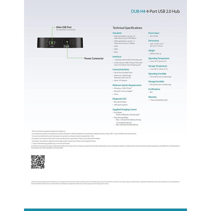 Buje D-Link DUB-H4 / E