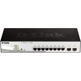 D-Link DGS-1210-10P Netzwerk-Switch Managed L2 Gigabit Ethernet (10/100/1000) Power over Ethernet (PoE) 1U Schwarz