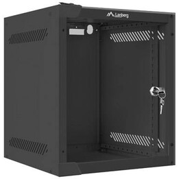 Lanberg WANDMONTIERTER RACK SCHRANK 10" 6U (280X310, Schwarz )