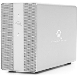 Boîtier de stockage double RAID Mercury Elite Pro 0 Go avec USB-C (10 Gb/s) + hub à 3 ports