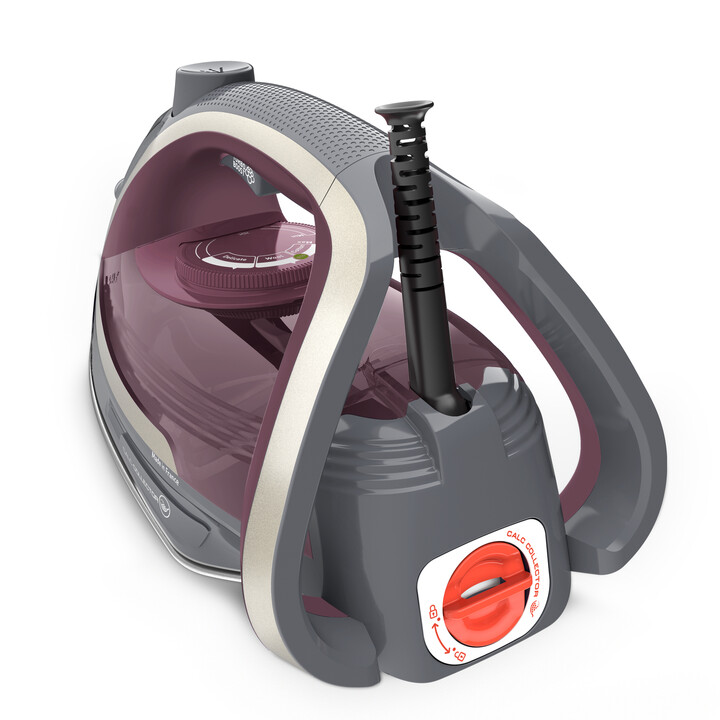 Tefal Ultragliss Anti-Calc Plus FV6840E0 plancha Plancha a vapor 2800 W Púrpura, Plata