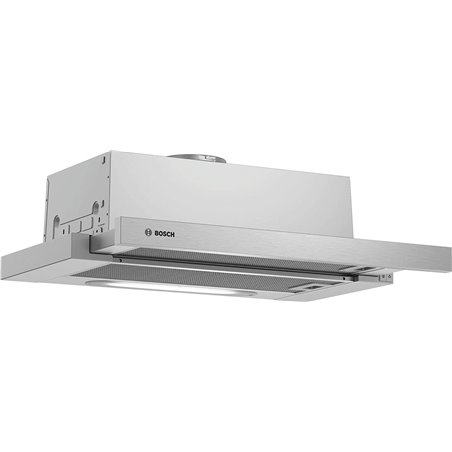 Bosch Serie 4 DFT63AC50 hotte 360 m³/h Semi-intégrée (semi-encastrée) Argent D