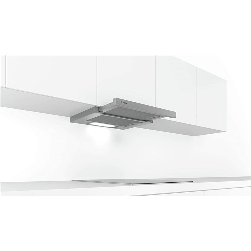 Bosch Serie 4 DFT63AC50 hotte 360 m³/h Semi-intégrée (semi-encastrée) Argent D