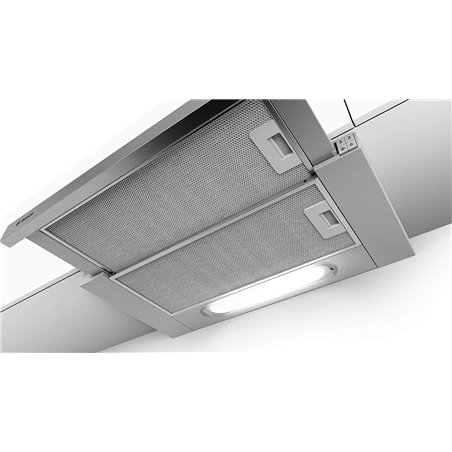Bosch Serie 4 DFT63AC50 hotte 360 m³/h Semi-intégrée (semi-encastrée) Argent D