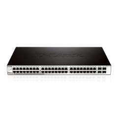 D-Link DGS-1210-52 switch Gestionado L2 Gigabit Ethernet (10/100/1000) 1U Black, Gray - Imagen 1